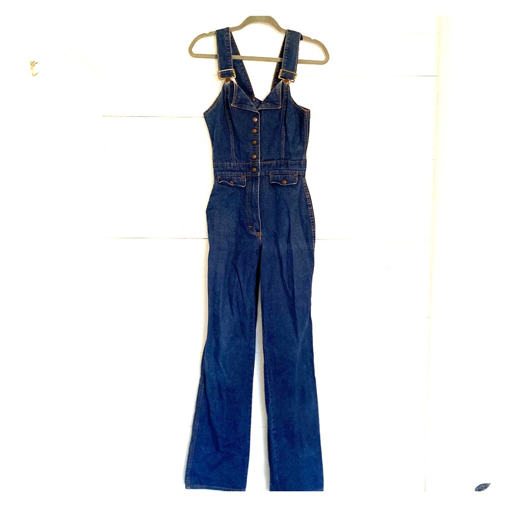 Vintage flare overalls